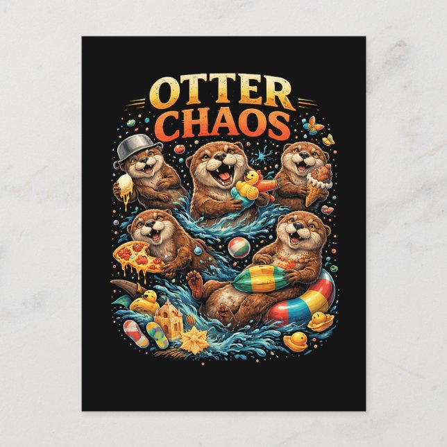 Postal Otter Chaos (Anverso)