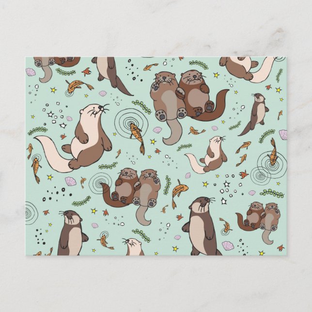 Postal Otter Postcard (Anverso)
