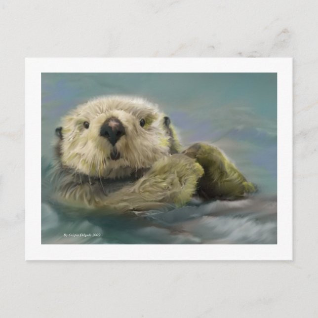 Postal Otter Postcard (Anverso)