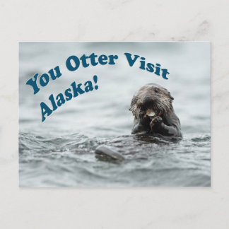 Postal Otter Visita Alaska