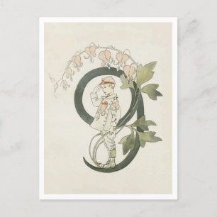 Postal Ottilia Adelborg Vintage Floral Número - 9