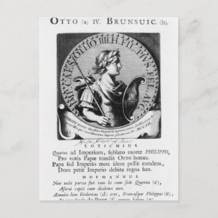 Postal Otto IV de Brunswick