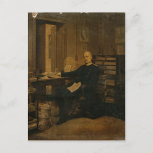 Postal Otto von Bismarck en su estudio