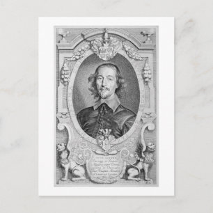 Postal Otto von Guericke (1602-86) de 'Portraits des Ho