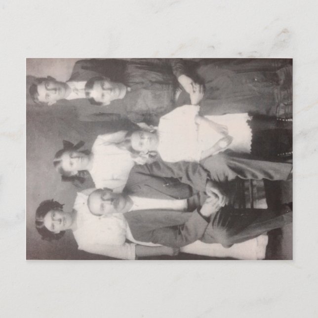 POSTAL OTTO Y LA FAMILIA ANNA FABIANKE (Anverso)