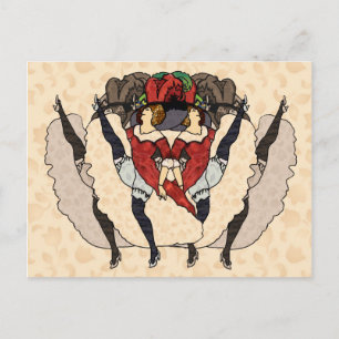 Postal ¡Oui! ¡Oui! ¡Oui! Postcard de Flora