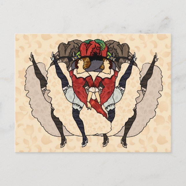 Postal ¡Oui! ¡Oui! ¡Oui! Postcard de Flora (Anverso)