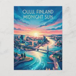 Postal Oulu Finlandia