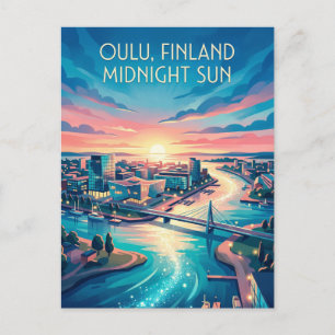Postal Oulu Finlandia