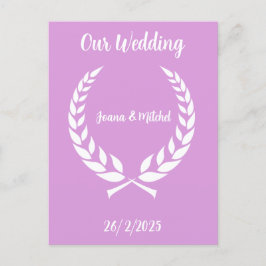 Postal Our wedding