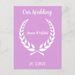 Postal Our wedding