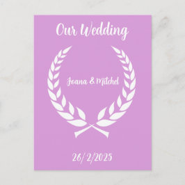 Postal Our wedding