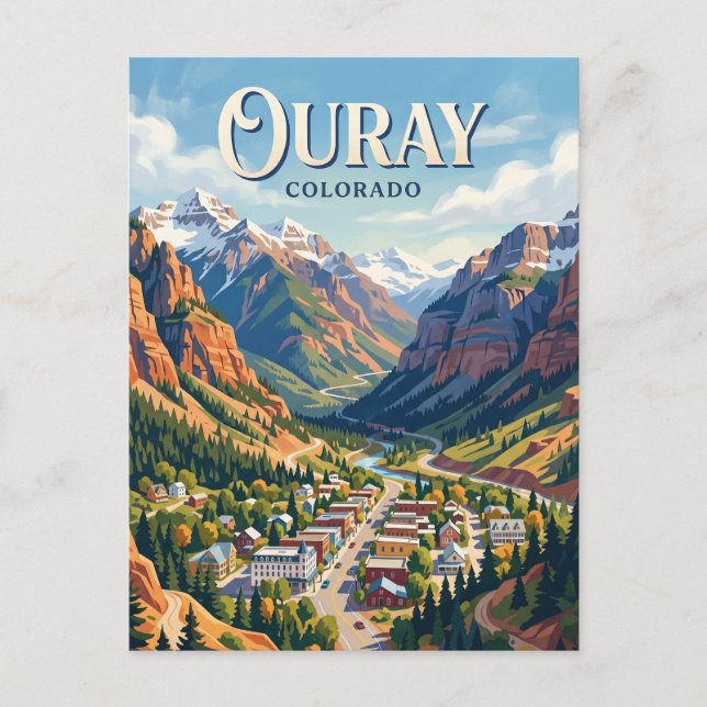 Postal Ouray Colorado (Anverso)