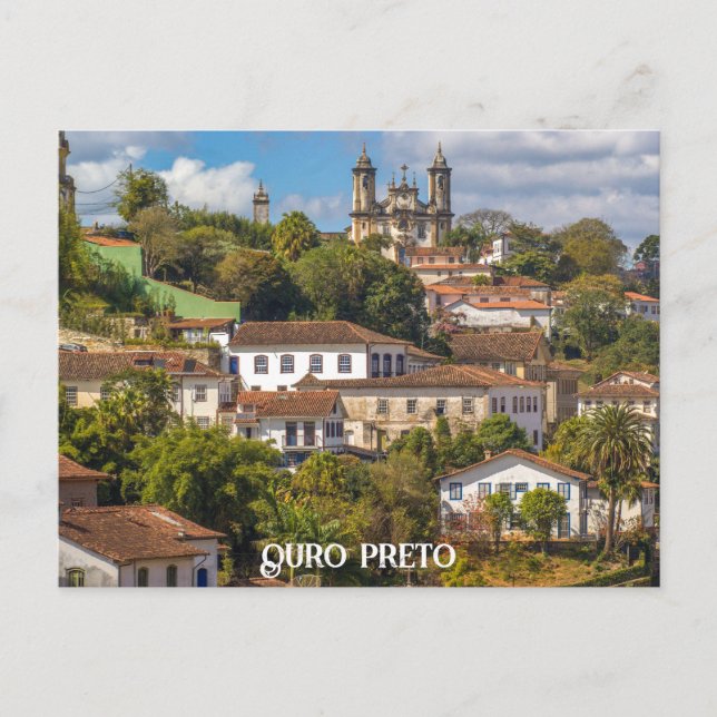 Postal Ouro Preto, Minas Gerais, Brasil (Anverso)