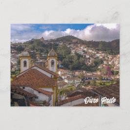 Postal Ouro Preto, Minas Gerais, Vista de Ciudad de Brasi