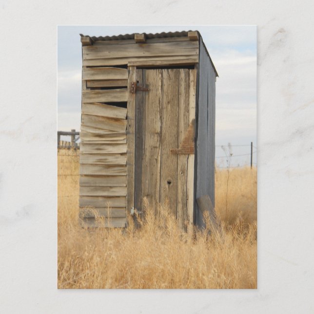 Postal "Outhouse" (Anverso)