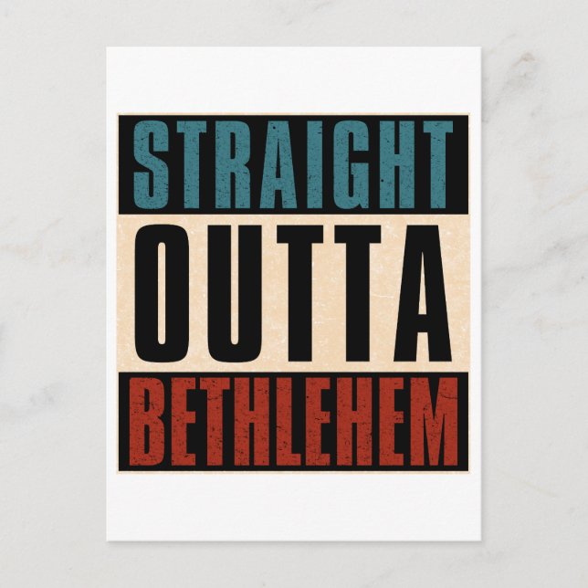 Postal Outta Bethlehem Pennsylvania PA (Anverso)