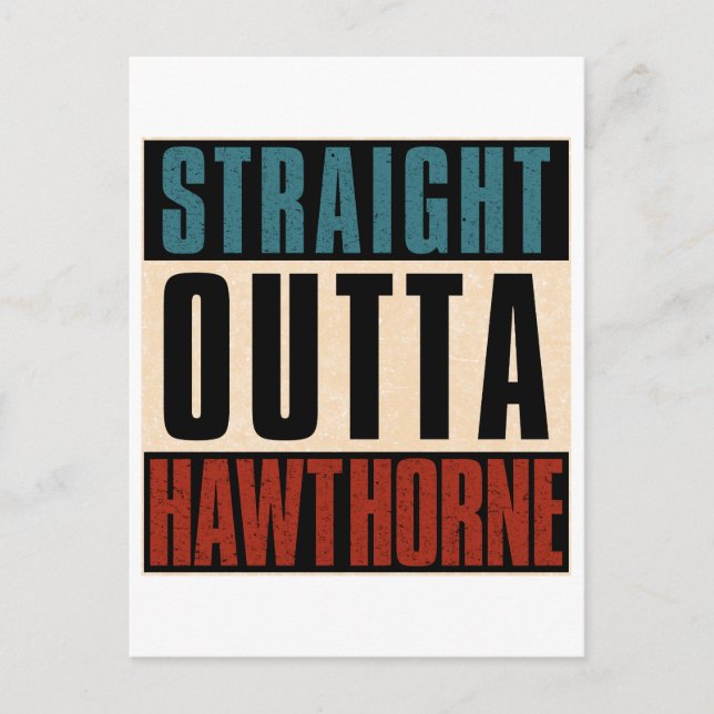 Postal Outta Hawthorne California CA (Anverso)