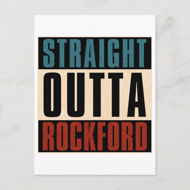 Postal Outta Rockford Illinois IL (Anverso)