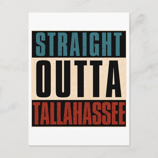 Postal Outta Tallahassee Florida (Anverso)