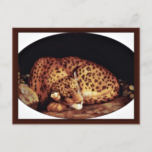 Postal Oval De Leopardo Por Stubbs George