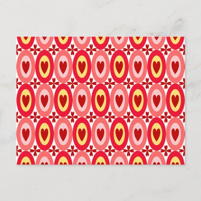 Postal Oval Hearts (Anverso)