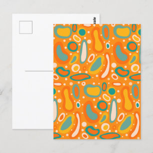 Postal Ovalos de colores