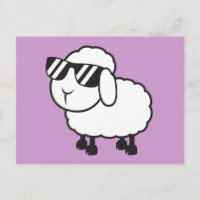 Oveja blanca en Personalizado de gafas de sol