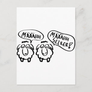 Postal ¡oveja schafe määähhh määhhh selber!