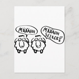 Postal ¡oveja schafe määähhh määhhh selber!