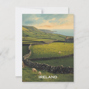 Postal Ovejas de Irlanda