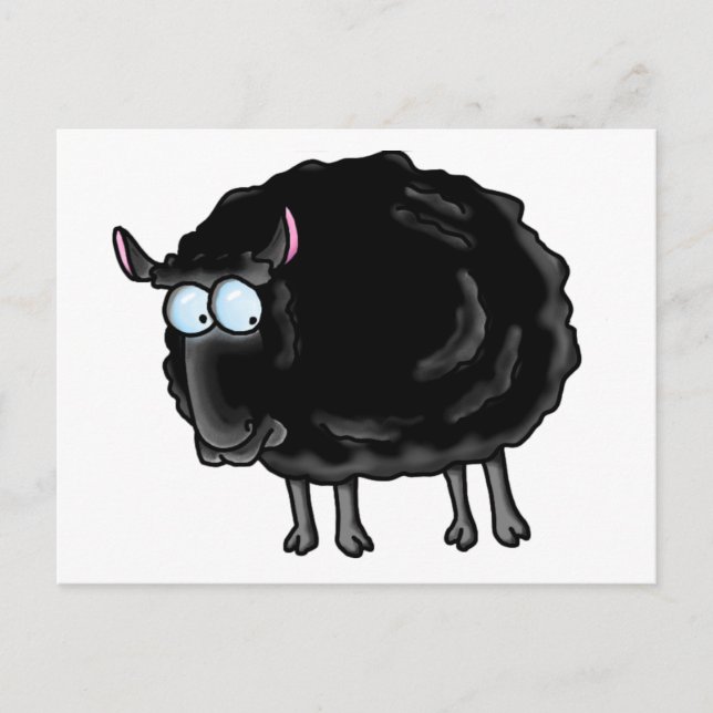 Postal Ovejas negras (Anverso)