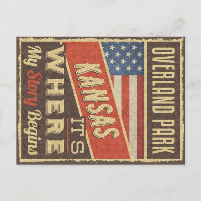 Postal Overland Park Kansas (Anverso)