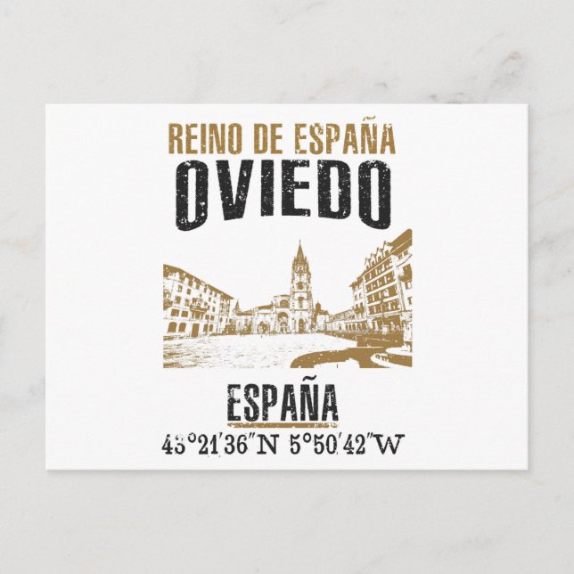 Postal Oviedo (Anverso)