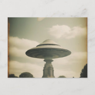 Postal OVNI misterioso
