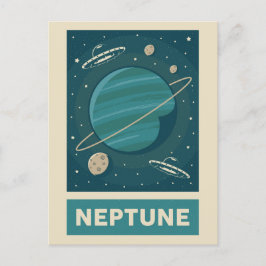 Postal OVNI Neptune Retro