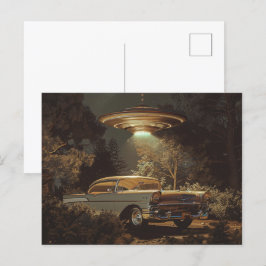 Postal OVNI y BelAir de Stanley en 1956