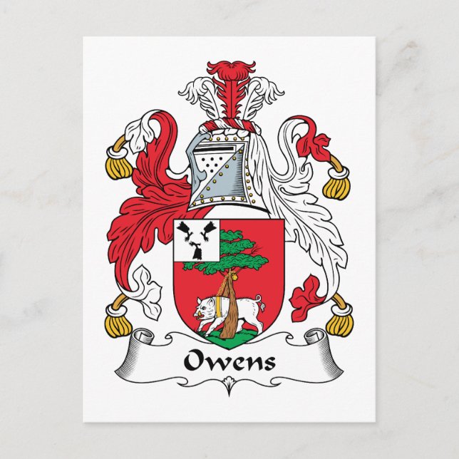 Postal Owens Family Crest (Anverso)