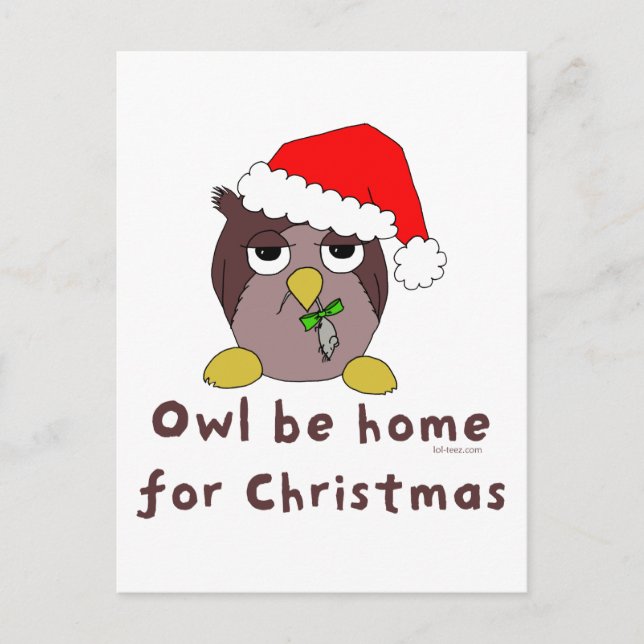 Postal Owl Be Home (Anverso)