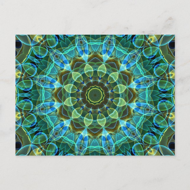 Postal Owl Eyes kaleidoscope (Anverso)