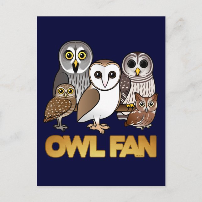 Postal Owl Fan (Anverso)