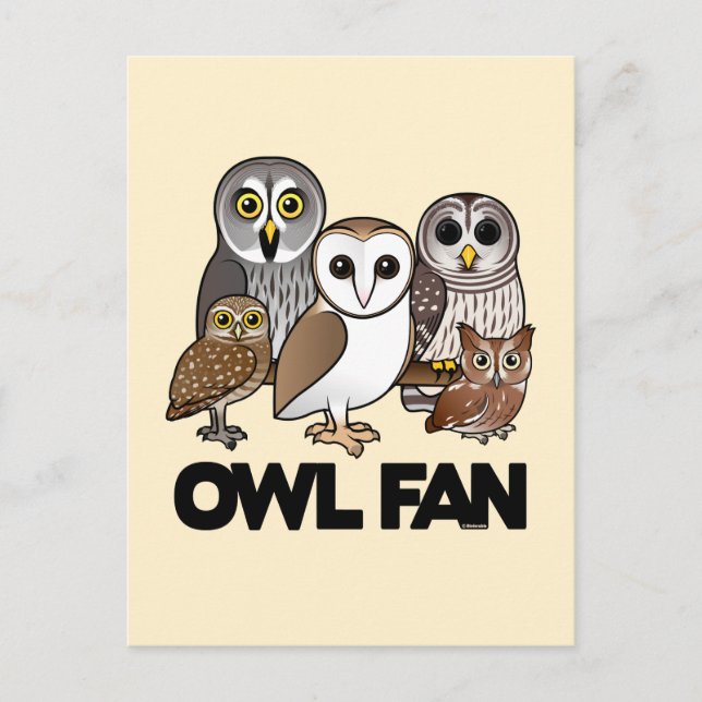Postal Owl Fan (Anverso)