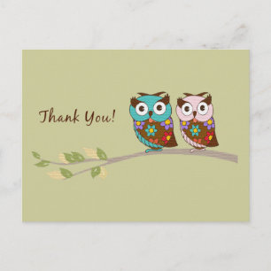 Postal Owl Gracias