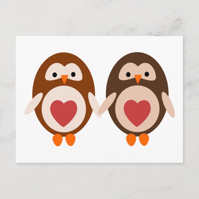 Postal Owl Love (Anverso)