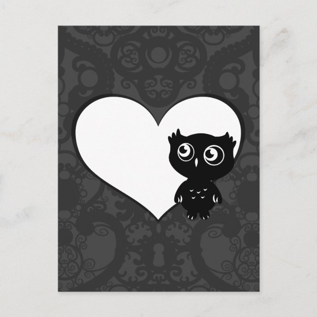 Postal Owl Love IV (Anverso)