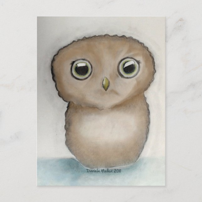 Postal Owlie Postcard (Anverso)
