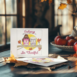 Postal Owlways Be Agradecimiento Inspirador
