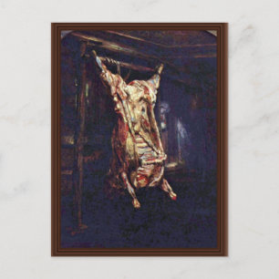 Postal Ox Asesinado Por Rembrandt Harmensz. Van Rijn (Be