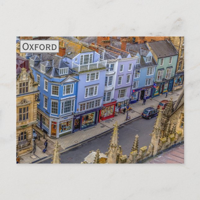 Postal Oxford England Travel Photo (Anverso)