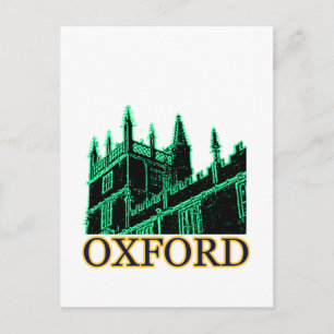 Postal Oxford Inglaterra 1986 Edificio Spirals Green